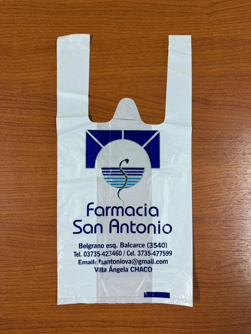 Bolsa impresa - Farmacia San Antonio